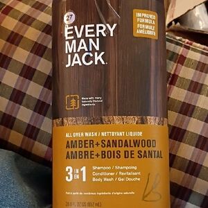 Every Man Jack Amber Sandalwood 3-in-1 Wash
